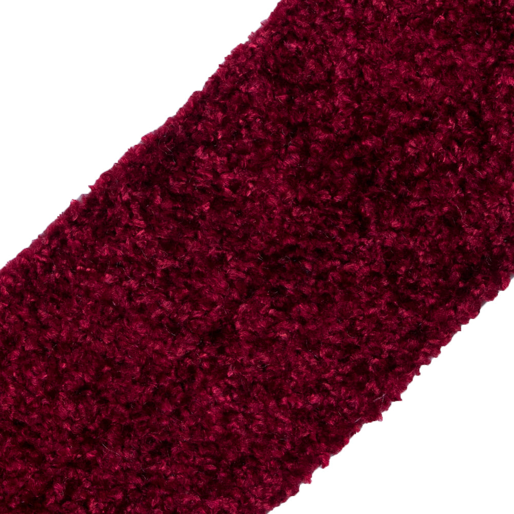 Red Chenille Trim - 2.75" Detail