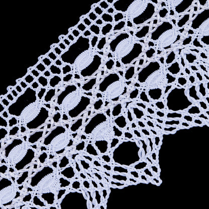 White Crochet Lace Trimming - 2.75 - Detail