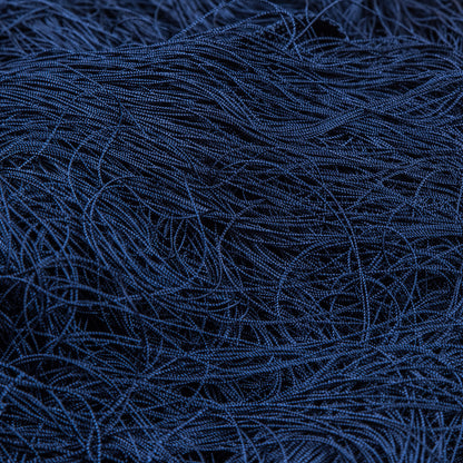 Dark Navy European Chainette Fringe Trim - 40 - Detail