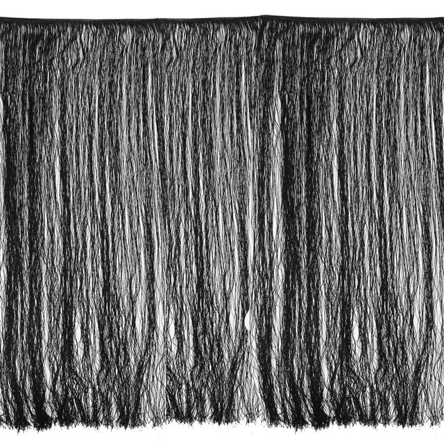 Black European Chainette Fringe Trim - 40