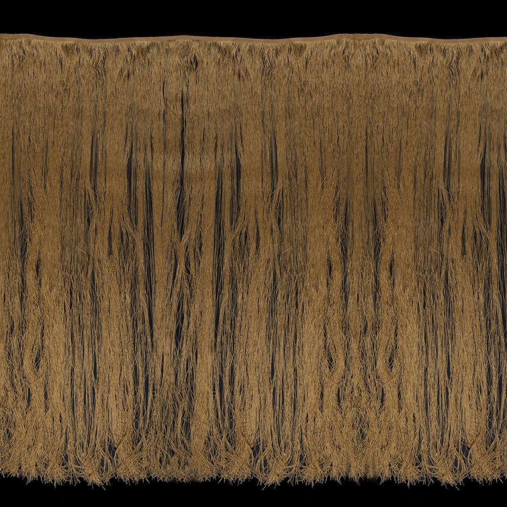 Gold European Chainette Fringe Trim - 40"