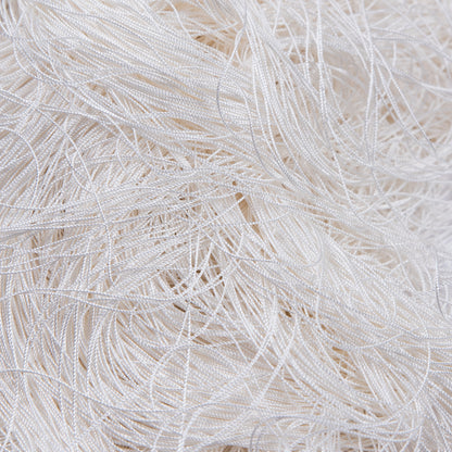 Ivory European Chainette Fringe Trim - 40 - Detail