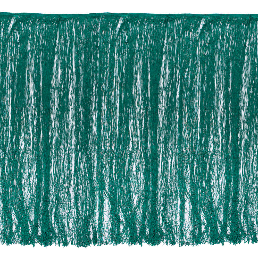 Kelly Green European Chainette Fringe Trim - 40"