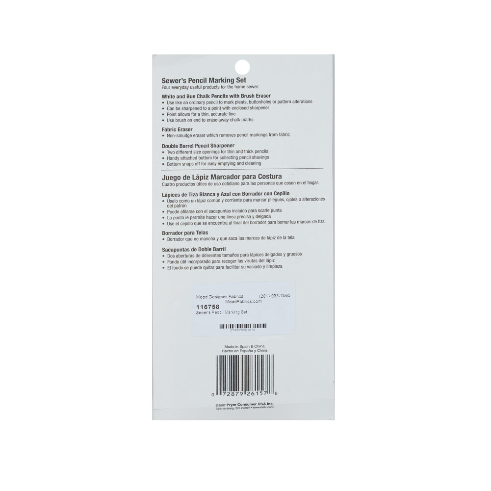 Dritz Sewer's Pencil Marking Set Detail