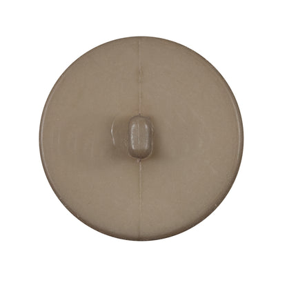 Italian Matte Tan Domed Plastic Button - 44L/28mm - Detail