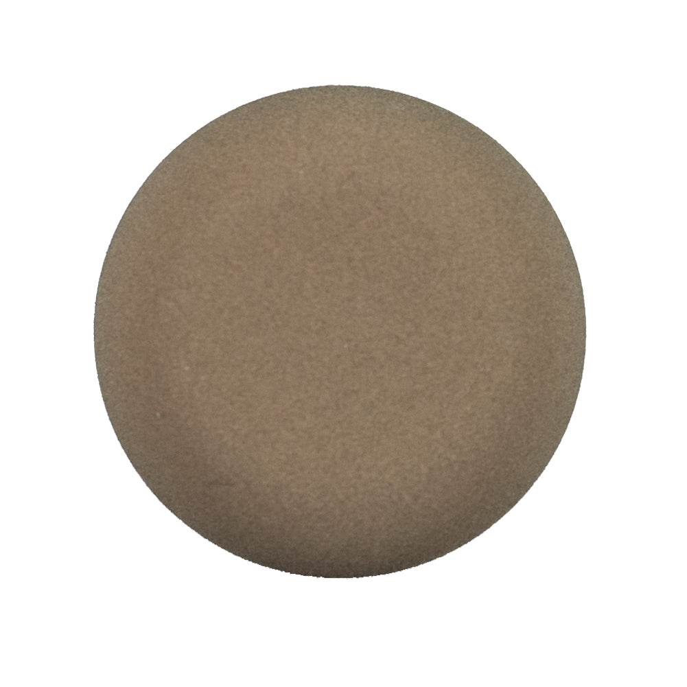 Italian Matte Tan Domed Plastic Button - 44L/28mm