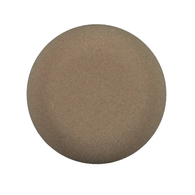 Italian Matte Tan Domed Plastic Button - 44L/28mm