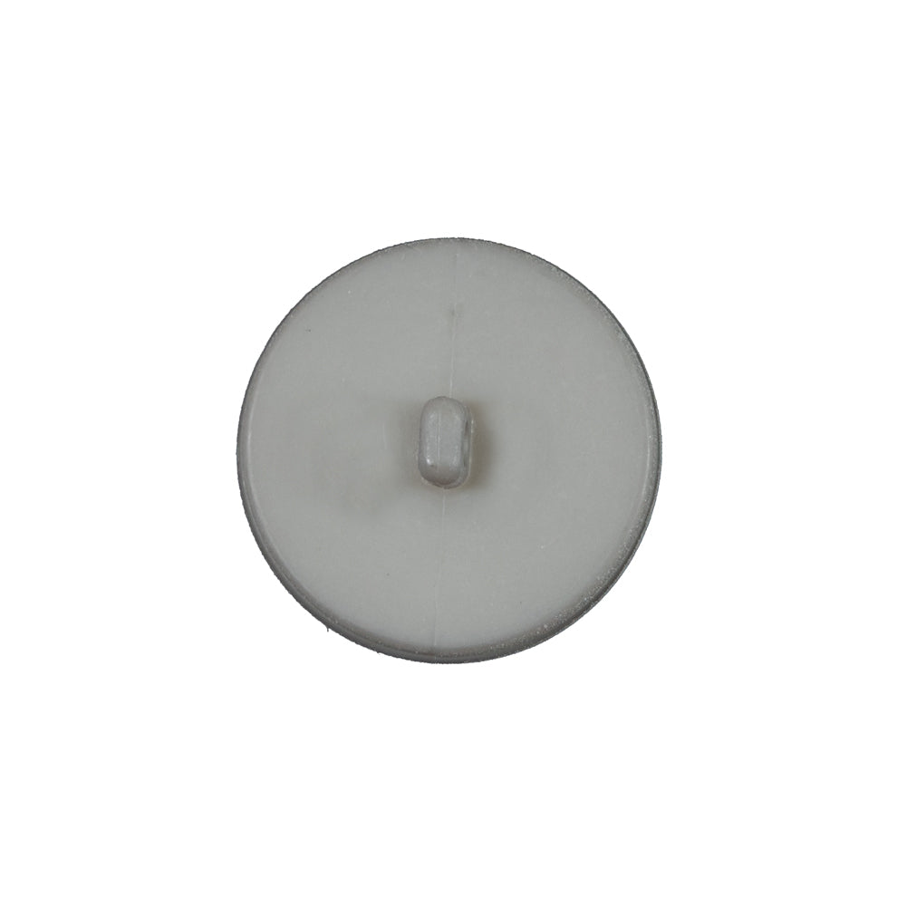 Italian Matte Light Gray Domed Plastic Button - 32L/20mm Detail
