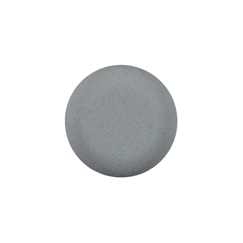 Italian Matte Light Gray Domed Plastic Button - 32L/20mm