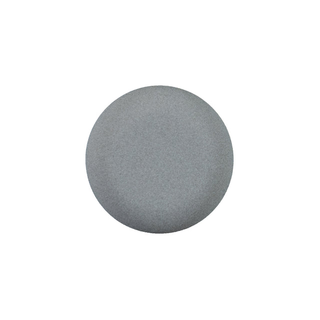 Italian Matte Light Gray Domed Plastic Button - 32L/20mm