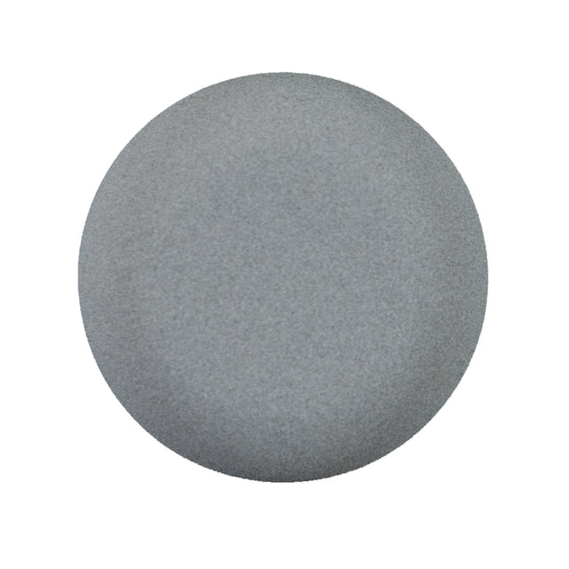 Italian Matte Light Gray Domed Plastic Button - 44L/28mm