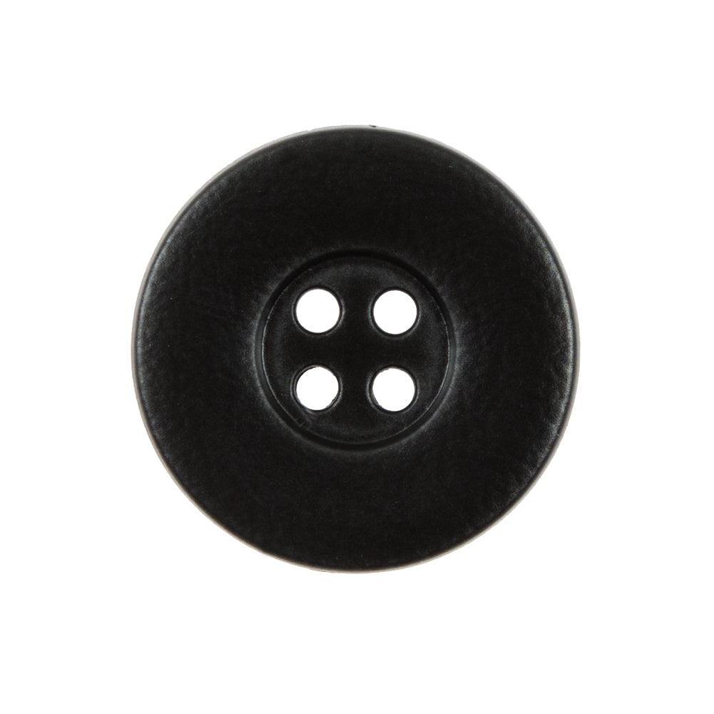 Italian Black 4-Hole Plastic Button -40L/25.5mm