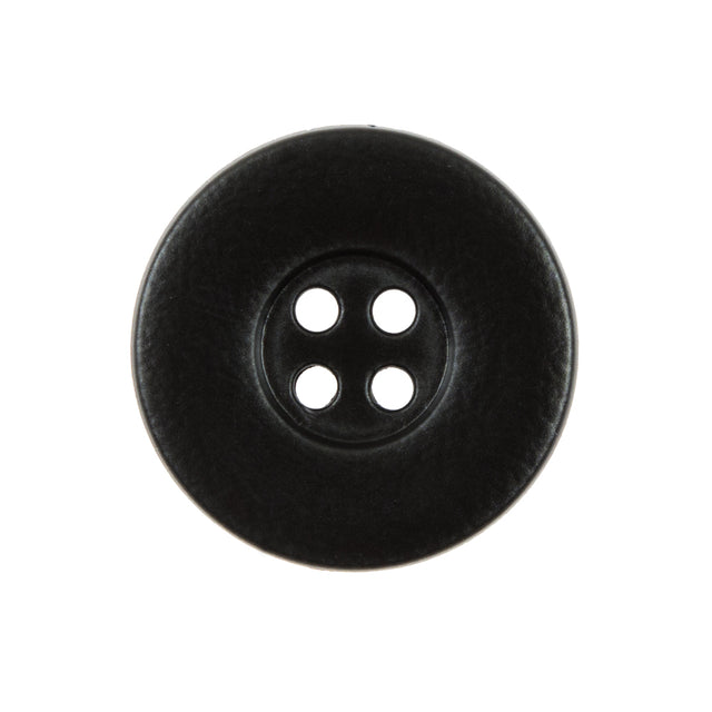 Italian Black 4-Hole Plastic Button -40L/25.5mm