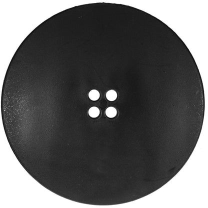 Italian Light Blue Textured 4-Hole Button - 80L/50.8mm Detail