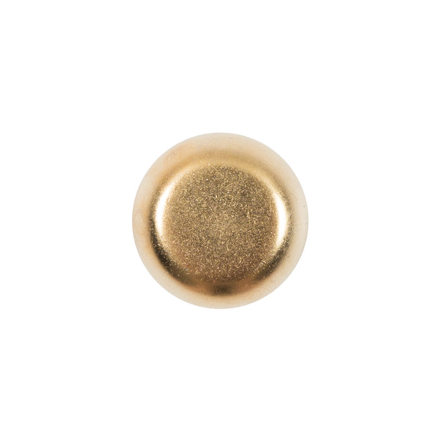 Italian Gold Domed Metal Buttom - 24L/15mm