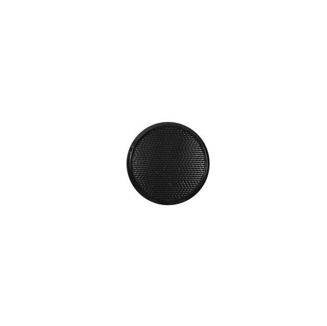 Italian Black Textured Plastic Button - 16L/10mm