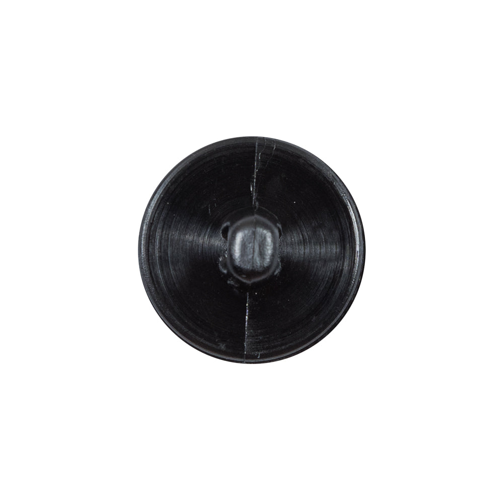 Italian Black Textured Plastic Button - 32L/20mm - Detail