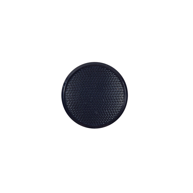 Italian Navy Textured Shank Back Plastic Button - 20L/12.5mm
