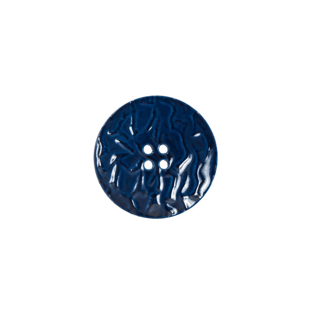 Italian Navy Textured Button - 24L/15mm
