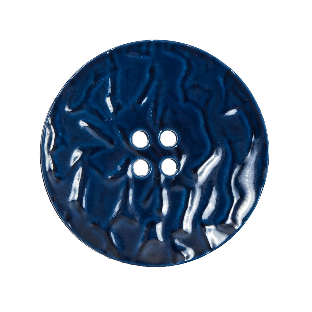 Italian Navy Textured Button - 44L/28mm