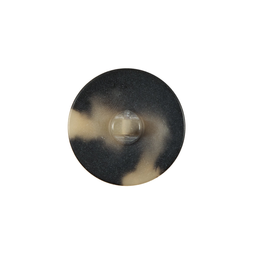 Italian Gold Etched Horn Button - 32L/20mm Detail