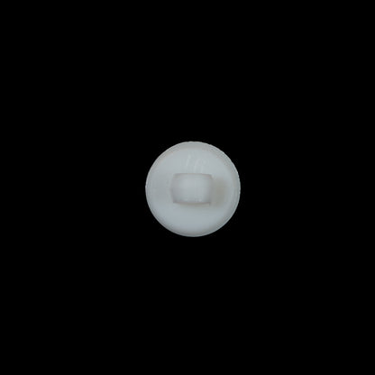 Italian White Textured Plastic Button - 16L/10mm - Detail