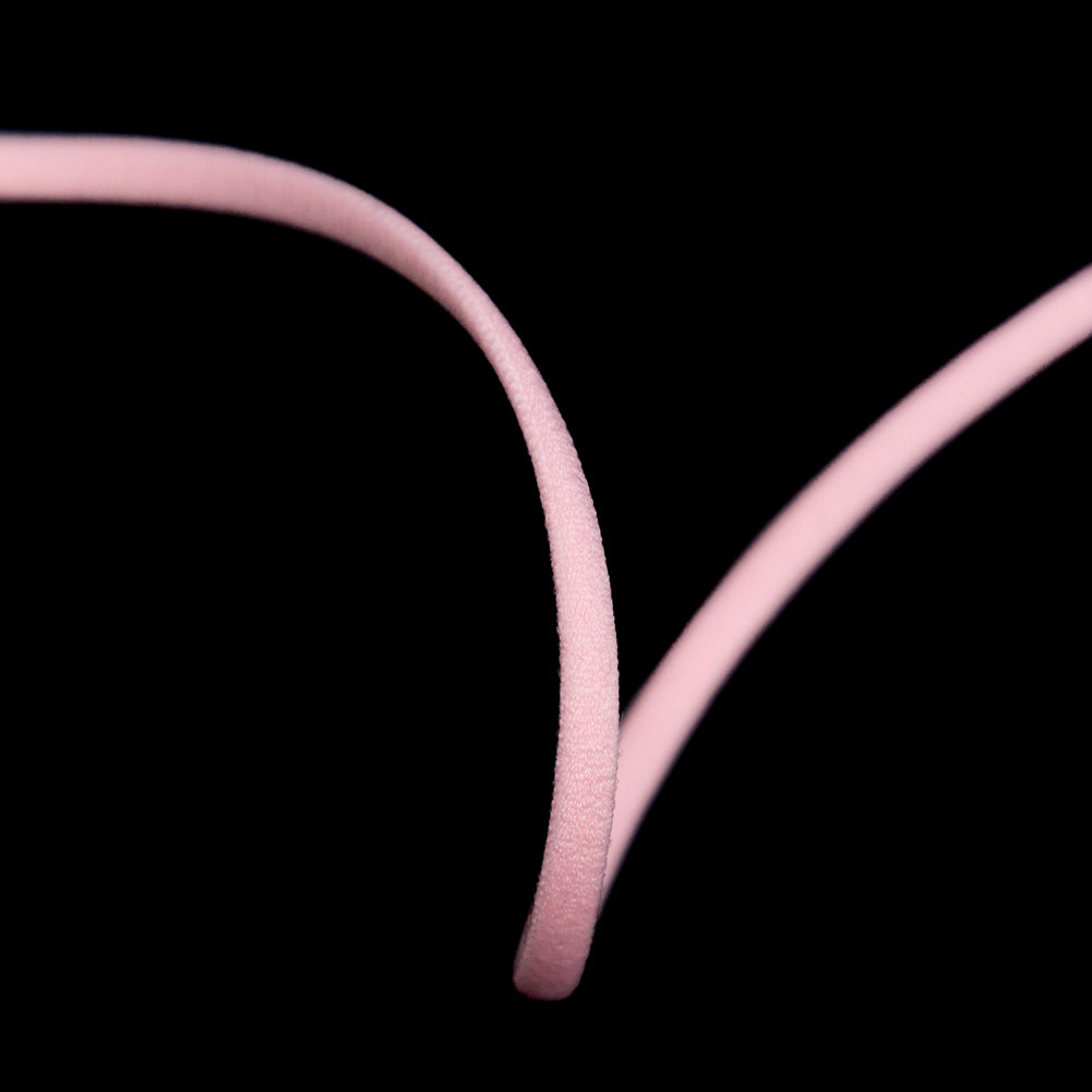 Italian Light Pink Elastic Drawstring - 0.125 - Detail