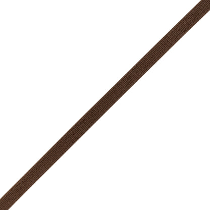 Tubular Elastic Drawstring Cord Made in Italy - 5mm - Brown