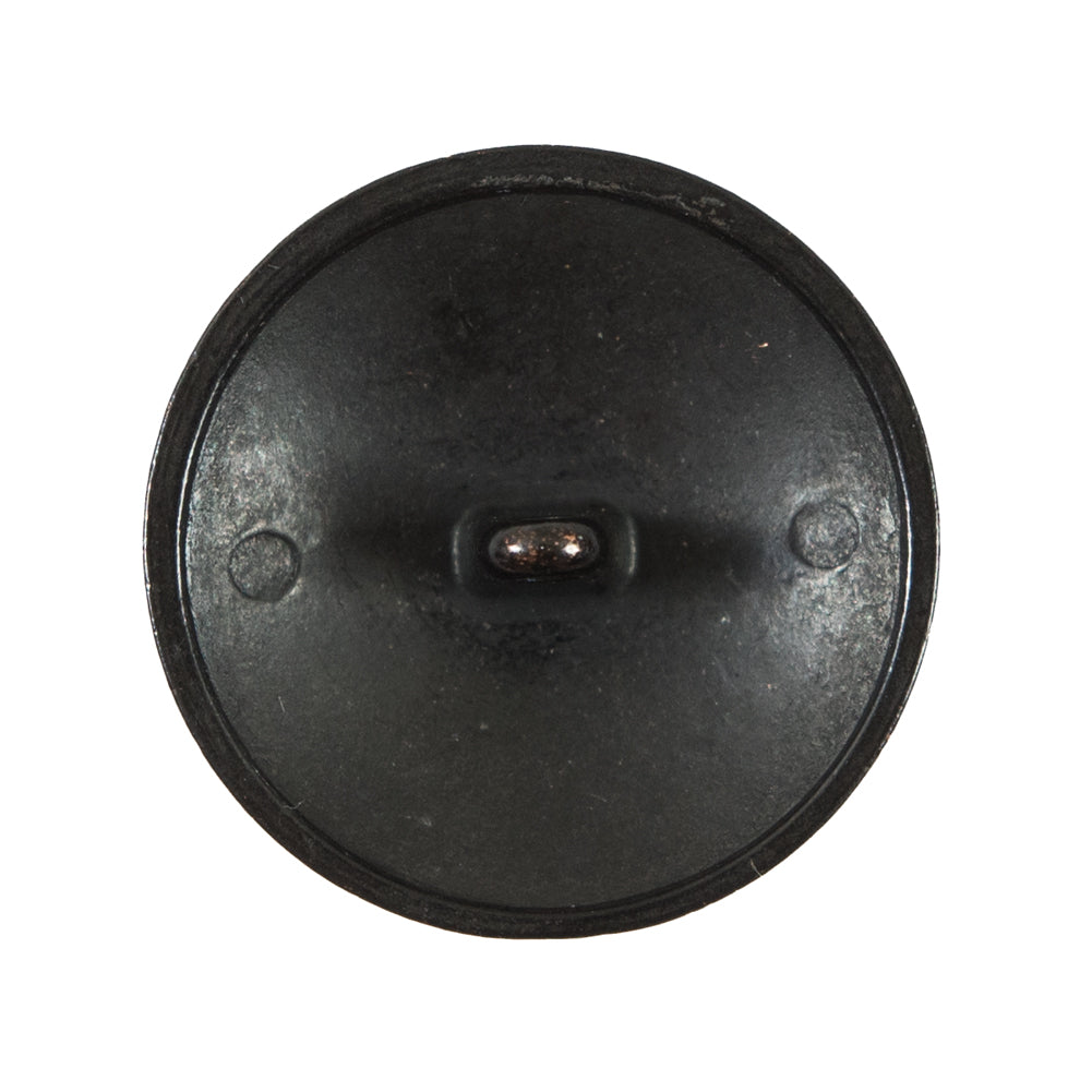 Italian Black Button with Double-Headed Eagle Emblem - 44L/28mm - Detail