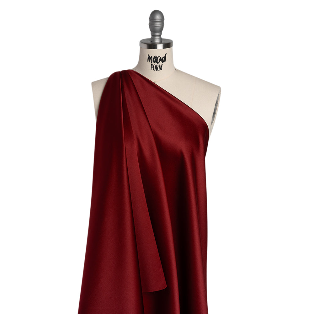 Polyester Satin - Nu Burgundy - Reverie Collection - Drape