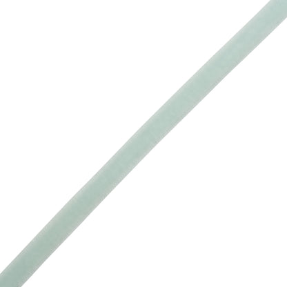 Stretch Velvet Ribbon Trim Made in Italy - 0.25" - Pale Mint - Gislaine Collection