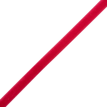Stretch Velvet Ribbon Trim Made in Italy - 0.25" - Fuchsia - Gislaine Collection