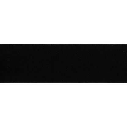 Stretch Velvet Ribbon Trim Made in Italy - 2" - Black - Gislaine Collection