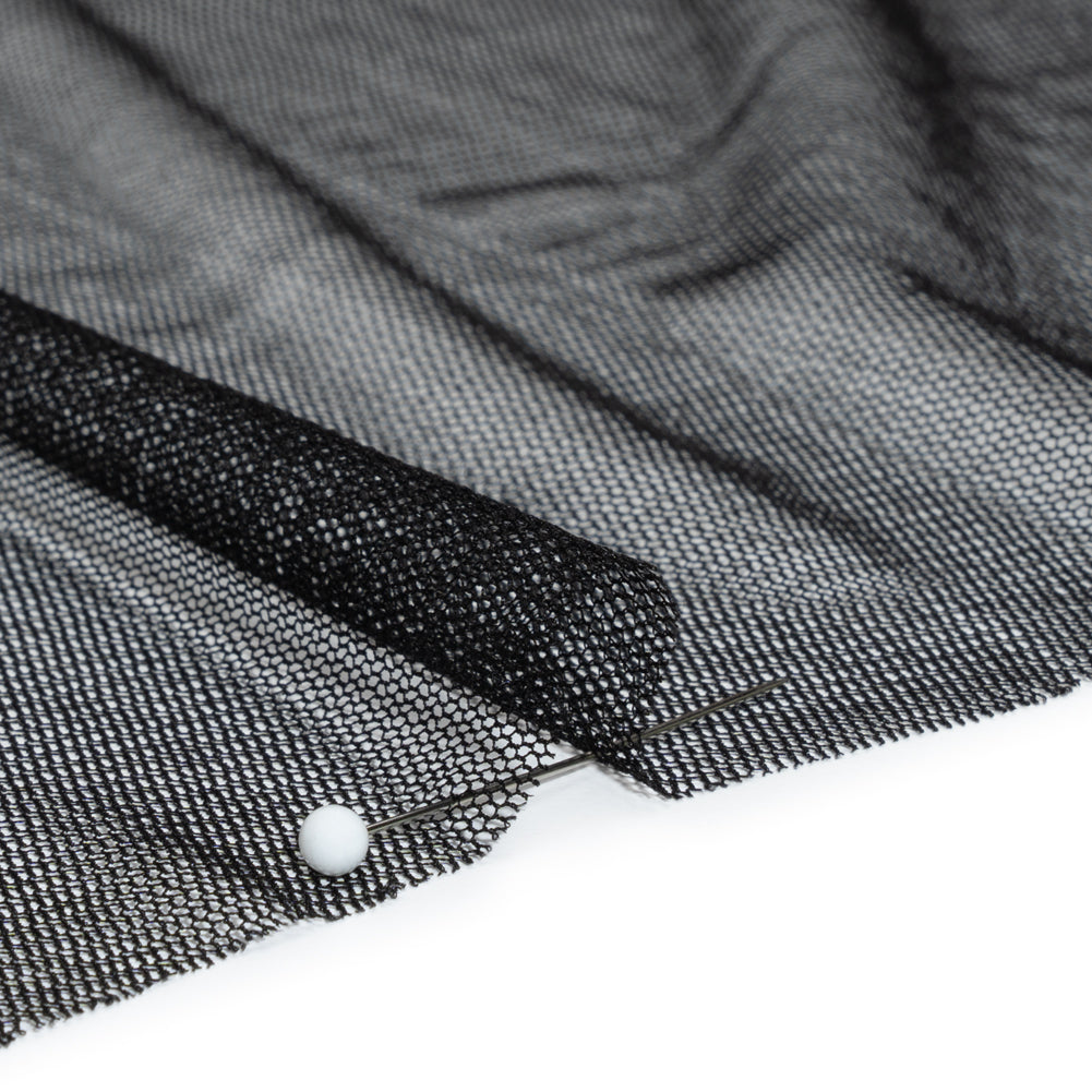 Silk Tulle - Black Detail