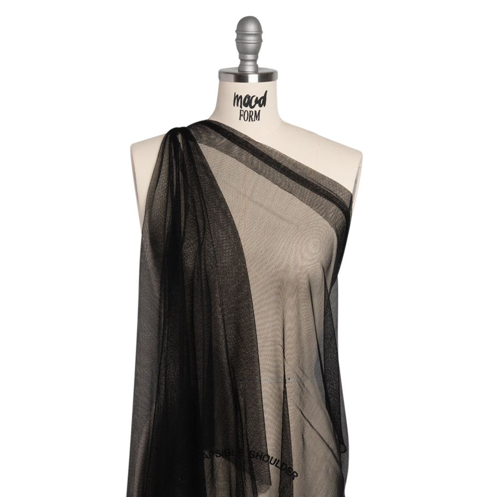 Silk Tulle - Black Drape
