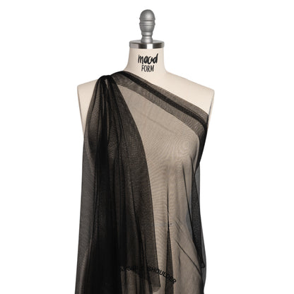 Silk Tulle - Black Drape