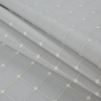 Steam Windowpane Check Cotton Woven Folded