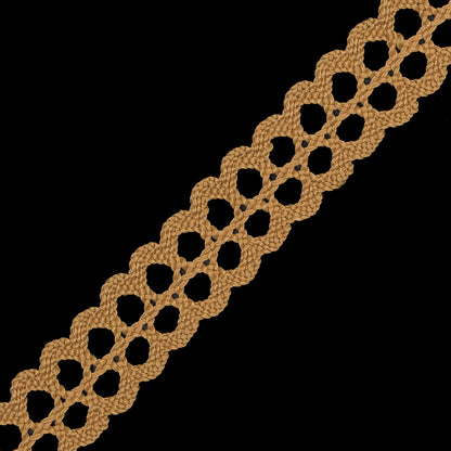 Gold European Crochet Trim - 0.75 - Detail