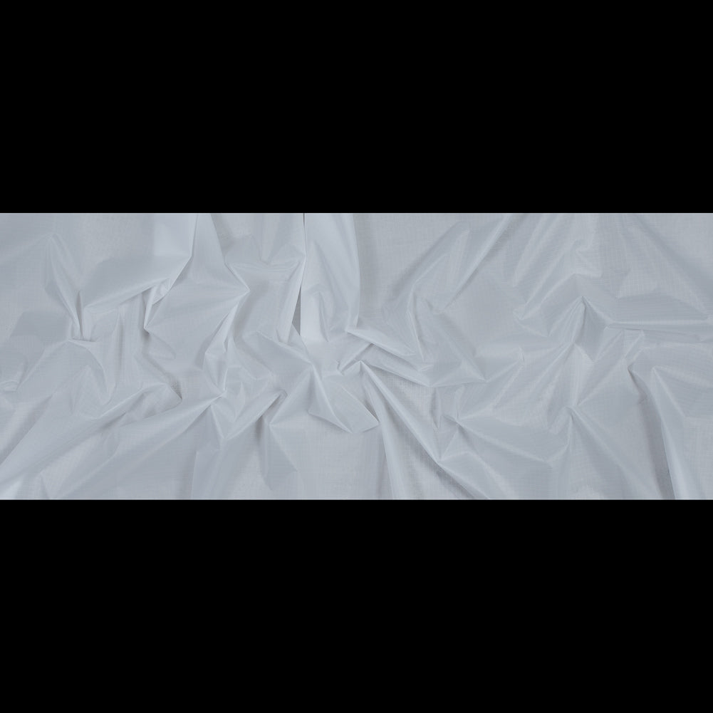 Square Nylon Ripstop 70 Denier - White - Marquise Collection Folded
