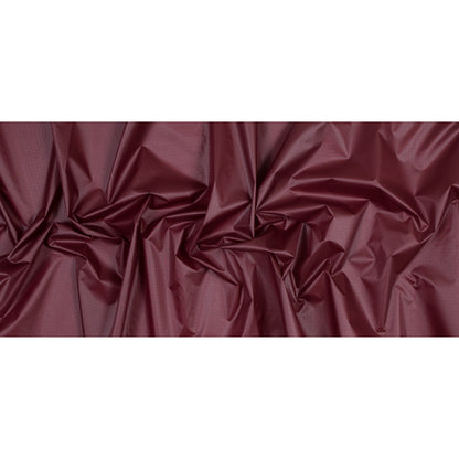 Square Nylon Ripstop 70 Denier - Burgundy - Marquise Collection Folded