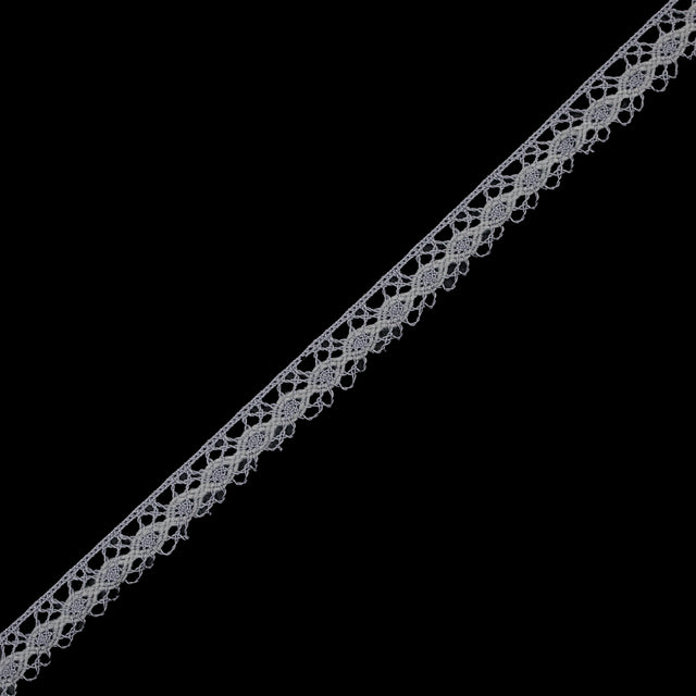 Silver European Crochet Trim - 0.75