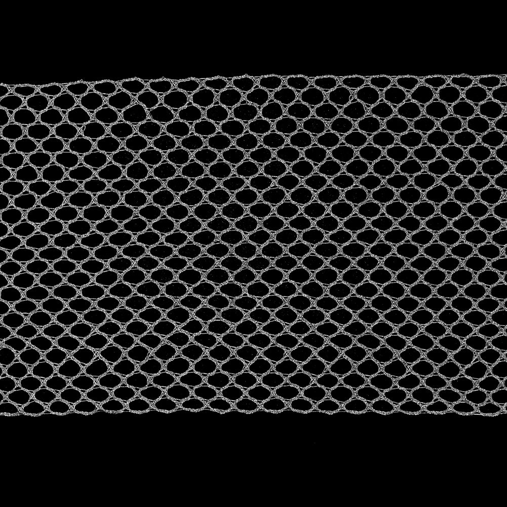 Metallic Silver European Netting - 5 - Detail