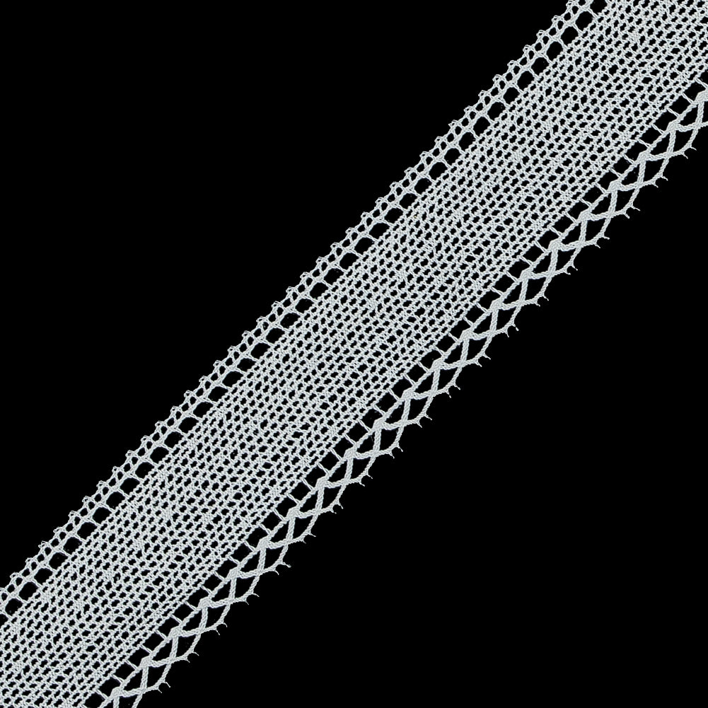 Off-White European Crochet Lace Trim - 1" Detail
