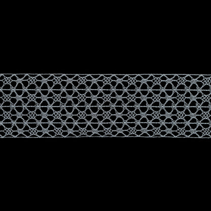 Silver European Metallic Trim - 3"