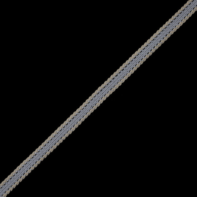Gray and Beige European Crochet Trim - 0.5