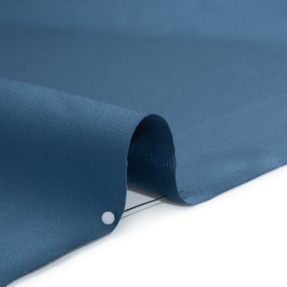 Polyester Satin - Sparta Blue - Reverie Collection - Detail