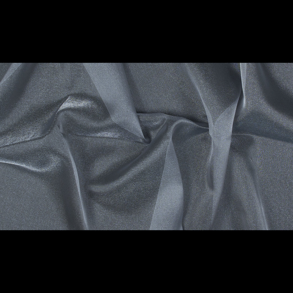 Sterling Sparkle Nylon Organza - Folded