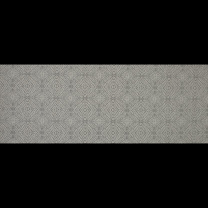 Shale Diamond Patterned Upholstery Chenille - Full