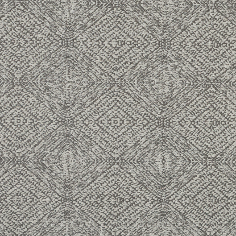 Shale Diamond Patterned Upholstery Chenille