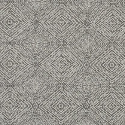 Shale Diamond Patterned Upholstery Chenille